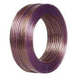 Rolo 100 Metros Fio Cabo Bicolor Paralelo Áudio Som 2x2 50mm
