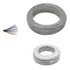 Rolo 25m Cabo Fio Cci 40x5 Alc 0,40mm Interfone 10 Vias 5 P