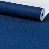 Rolo 5m² Papel Parede Vinílico Importado Cor Grafiato Azul