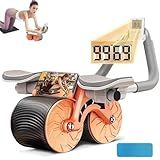 Rolo Abdominal Aparelho Abdominal Rolinho Abdominal Abdominal Aparelho Rodinha Abdominal Treino Em Casa Roda Abdominal Com Suporte Para Celular E Temporizador