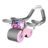 Rolo Abdominal Exercicio Treino Casa Com Timer Apoio Celular