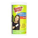 Rolo Adesivo Tira Pelos Scotch brite 100mm X 3 1m Refil