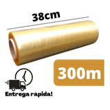 Rolo Bobina Plastico Filme Pvc Oferta 38 Cm X 300 Metros