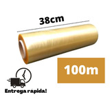 Rolo Bobina Plastico Papel Filme Pvc 38cm X 100m Oferta