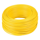 Rolo De 20 Metros Mangueira Pneumática Tubo Pu 6mm Amarelo