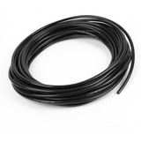 Rolo De 20 Metros Mangueira Pneumática Tubo Pu 6mm Preto