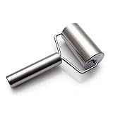 Rolo De Abrir Massa Pequeno De Inox Pastel Macarrão Pão Top