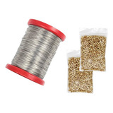 Rolo De Arame Aço Inox 1000 Ilhos P Apicultura Quadros