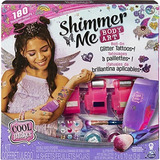 Rolo De Arte Corporal Shimmer Me Cool Maker 4 Folhas Metlica