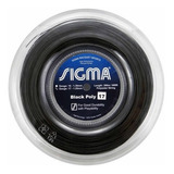 Rolo De Corda Sigma Black Poly 1 25mm 200m Preta   Polyester