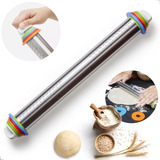 Rolo De Massa Ajustável Em Aço Inox Disco Nivelador 35cm