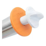 Rolo De Massa Ajustável Em Aço Inox Disco Nivelador 35cm