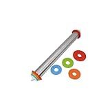 Rolo De Massa Inox Ajustável C Medidas Confeitaria Cozinha