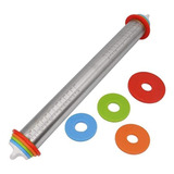 Rolo De Massa Inox Ajustável C Medidas Confeitaria Cozinha