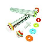 Rolo De Massas Em Inox Com Medidas Ajustável 43 Cm