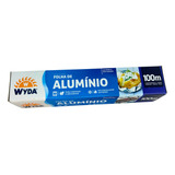Rolo De Papel Alumínio Wyda 100m X 30cm Serrilhado