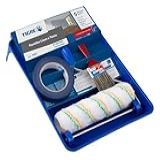 Rolo De Pintura Pinceis Tigre Kit Retoque 5 Peças Anti Respingo