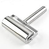 Rolo De Pizza De Pastelaria Antiaderente De Aço Inoxidável Liso Utensílios De Cozinha De Metal Para Assar Massa Pizza Torta Pastelaria Macarrão Biscoitos