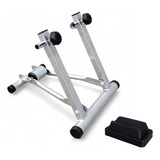 Rolo De Treino Dobravel Com Suporte Base Niveladora True Prata