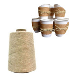 Rolo Fechado Corda Fio De Juta 2 5mm Natural Sisal 500g