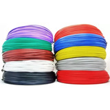 Rolo Fio Cabinho Flexível Cobre 2 50mm Rolos Com 100 Metros