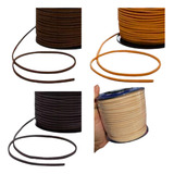 Rolo Fio Cordão Couro Camurça Sintético 100 pu Bijuteria