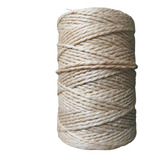 Rolo Fio Sisal Corda Natural 500 2 240 Metros 3mm Artesanato