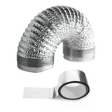 Rolo Fita Duto Flexivel Aluminizado 150mm 5 Metros