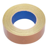 Rolo Fita Teflon Marrom Para Seladora 25 Mm X 5 Metros