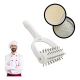 Rolo Furador De Massa Profissional De Inox Para Pizza Massas