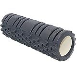 Rolo Massagem Foam Roller Liberação Miofascial Crossfit Yoga Pilates GT894 Preta 