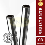 Rolo Papel Alumínio Folha 30x100 Resistente Kit 3 Un 