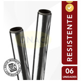 Rolo Papel Alumínio Folha 30x100 Resistente Kit 6 Un 