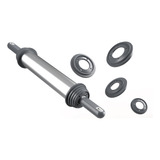 Rolo Para Massa Cromado 28 Cm Regulador Altura Profissional