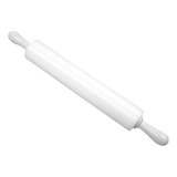 Rolo Pau Macarrão 20 Cm Pesado Giratório Maciço Profissional