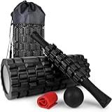 Rolo Pilates- Kit Bastão Liberação Soltura Miofascial Massagem Cross Com Rolo