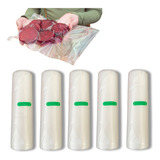 Rolo Plástico Seladora Portátil De Alimentos 5 Uni 15cm Cor