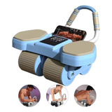 Rolo Quatro Rodas Abdominal Treino Com Temporizador Crossfit