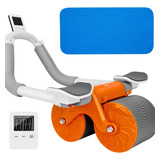 Rolo Roda Abdominal Exercício Físico Musculo Braço Abdômen Cor Laranja