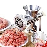 ROLUXENTIA Moedor Manual De Carne Máquina De Salsicha De Aço Inoxidável Com Grampo De Mesa E Discos De Corte Funil De Enchimento De Salsicha De Porco Para Mesa Ferramenta De Cozinha Manual Para