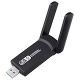 Romacci Adaptador WiFi USB Wireless 1200 Mbps LAN USB Ethernet 2 4G 5G Dual Band WiFi Placa De Rede WiFi Dongle