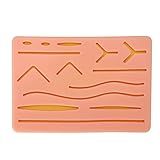 Romacci Kit De Treinamento De Sutura De Sutura Cirúrgica De Silicone Kit De Módulo De Treinamento De Sutura De Pele Cirúrgica Modelo Médico Ferramentas Cirúrgicas Para Alunos De Dermatologista