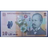 Romenia Bela Cédula De 10 Lei 2005 Fe Nicolai Escassa