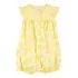 Romper Carters Feminino Amarelo Floral