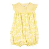 Romper Carters Feminino Amarelo
