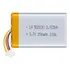 Rontek Bateria Recarregável Li polimero 3 7v 250mah 502030 C