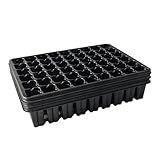 RooTrimmer 54 Bandejas De Sementes De Células Bandeja De Plugue Profundo De 7 Cm Para Bandeja De Berçário 1015 Bandejas Reutilizáveis Supergrossas Para Fácil Transplante 28 Cm × 35 Cm Pacote Com 5