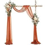 Roselywed Kit De Flores De Arco De Casamento Pacote Com 3 2 Peças De Arranjo De Flores Com 1 Peça De Tecido Drapeado Flores De Casamento Para Decoração De Cenário De Cerimônia E Recepção