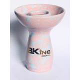 Rosh Bking Bowl Narguilé  Porcelana Cerâmica   Rosa  Azul