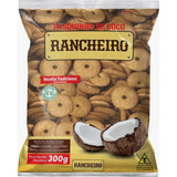 Rosquinha De Coco Rancheiro 100% Biscoito Vegano Pacote 300gr